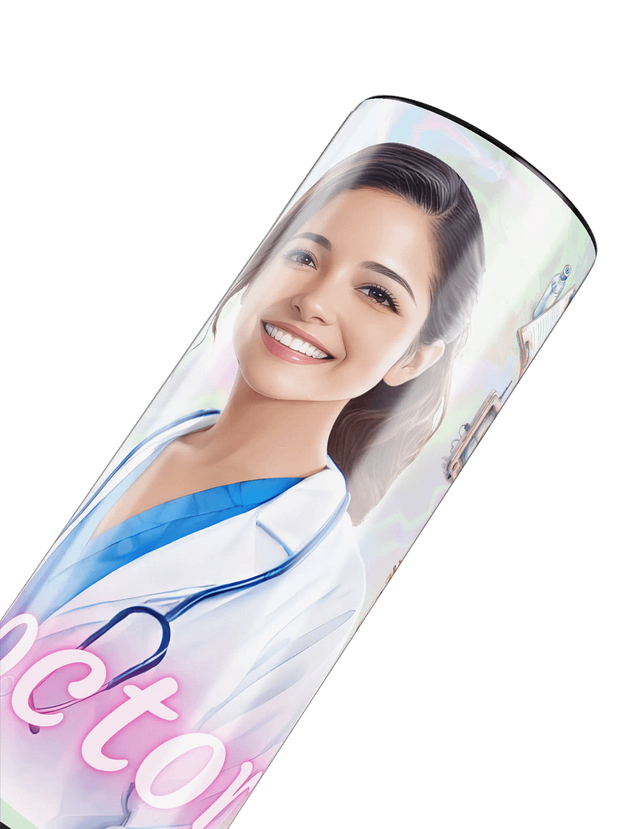 Latina Doctor 20 oz Skinny Stainless Steel Tumbler product image (6)