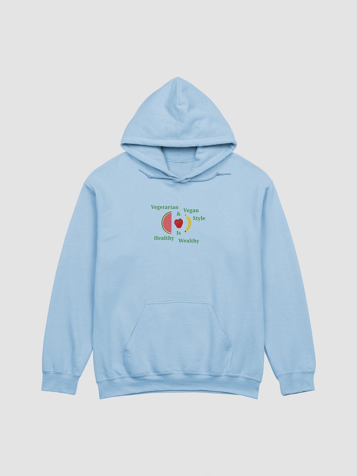 Healthy Wealthy Veggie Vibes Hoodie product image (1)