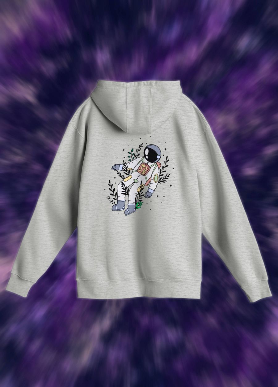 Galactic Greenery Astronaut Hoodie product image (22)