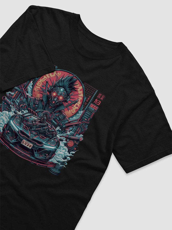 Neon Cyberpunk Menace T-Shirt product image (1)