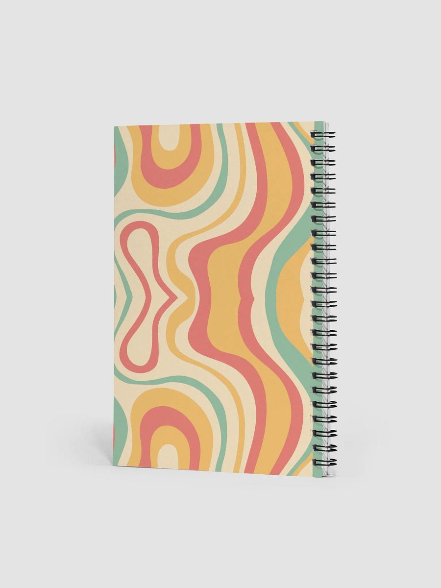 Psychedelic Swirls Spiral Notebook product image (2)