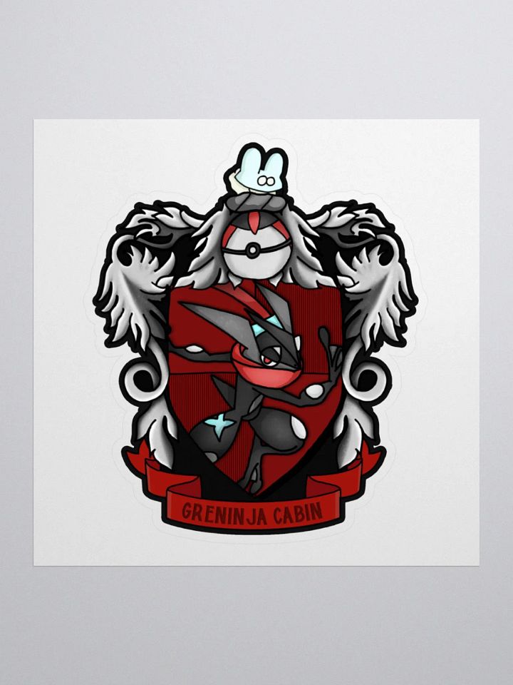 Frog Cabin Badge Sticker product image (1)