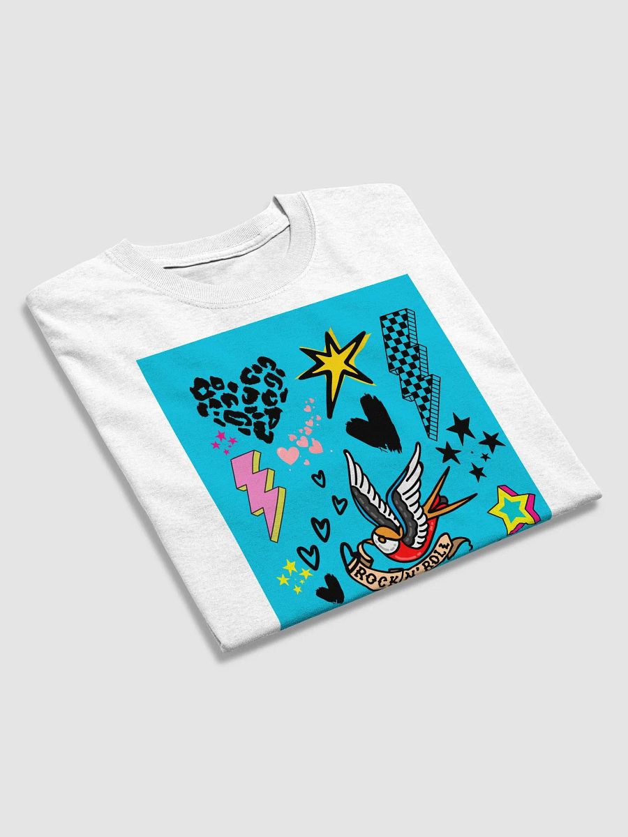 Rock 'N' Roll Tattoo Inspired T-Shirt - 100% Cotton product image (5)