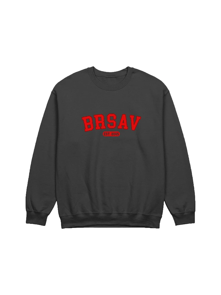 Varsity Red/Black Brsav Crewneck product image (1)