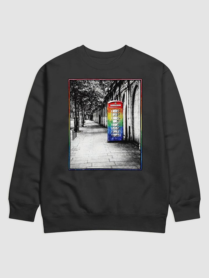 British Telephone Box - LGBTQ Pride Design Sweatshirt product image (2)