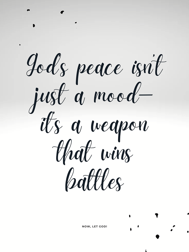 God’s peace isn’t just a mood - Digital Print product image (1)