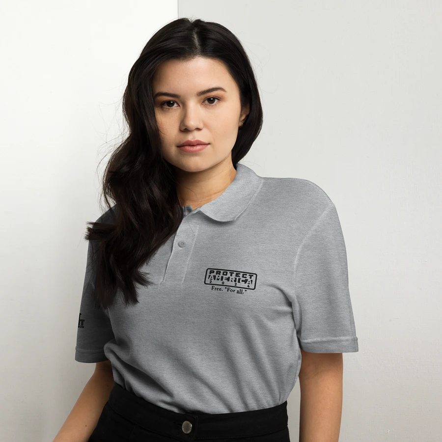 Protect America 2024 Polo shirt (black text) product image (15)