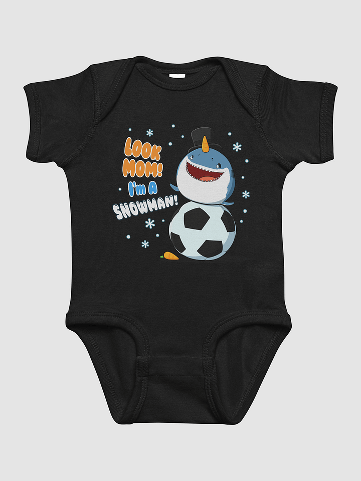 SNOWMAN Baby Short Sleeve Bodysuit product image (2)
