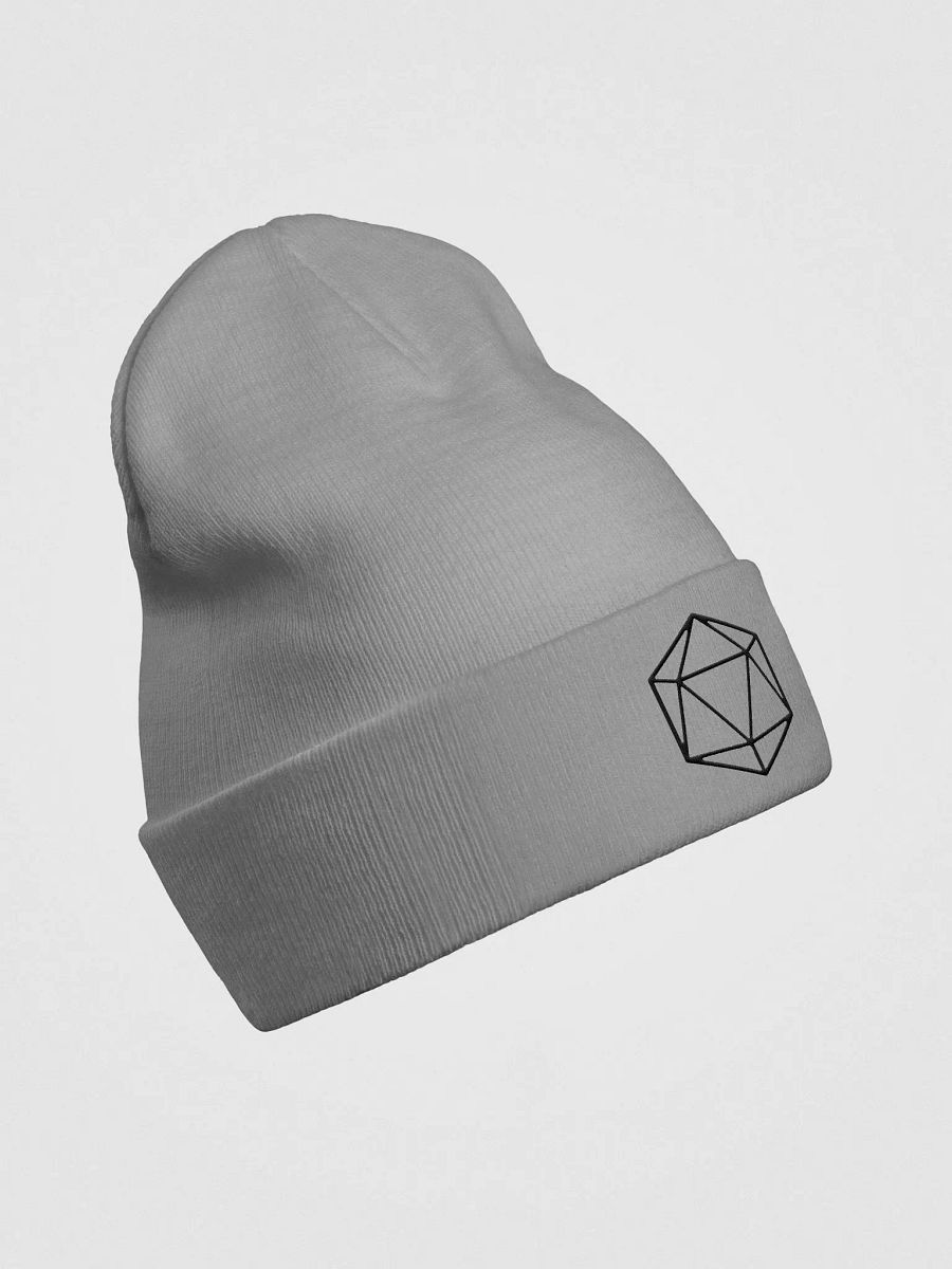 Black Minimalist d20 - Otto Knit Beanie product image (18)