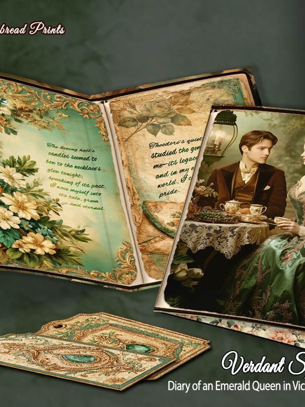 Diary of an Emerald Queen Journal - Verdant Splendor Download product image (1)