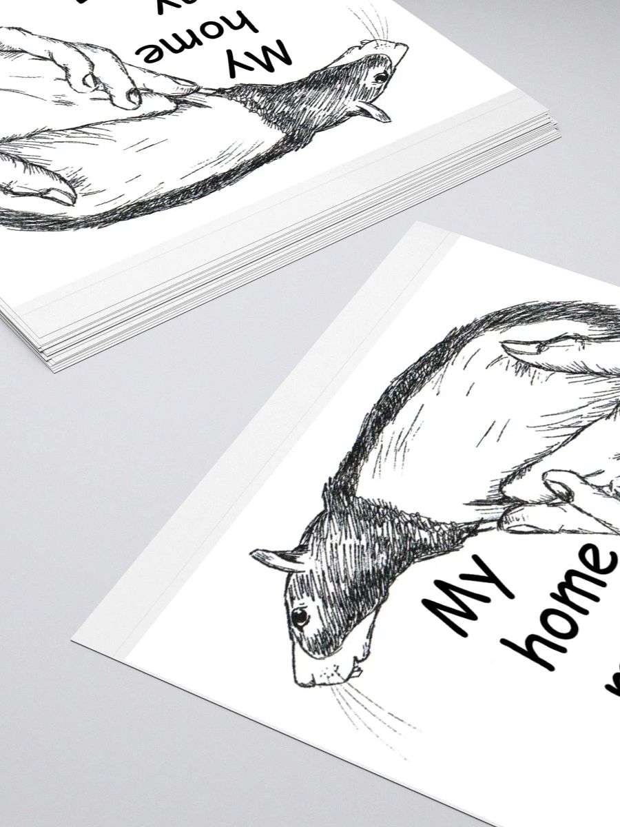Rat home sticker product image (4)