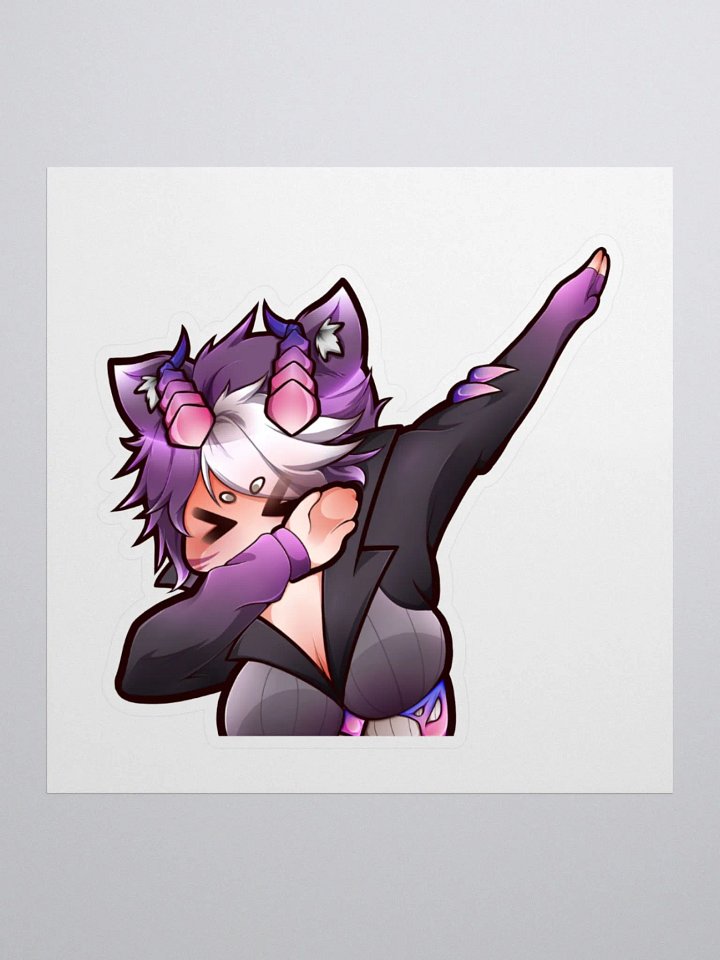 Loki Dab Emote Kisscut Sticker (Multiple Sizes) product image (1)