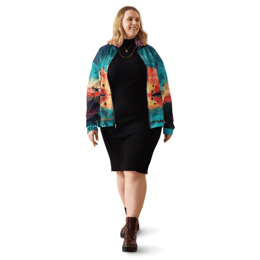 Tropical Sunset All Over Print Jacket product image (3)