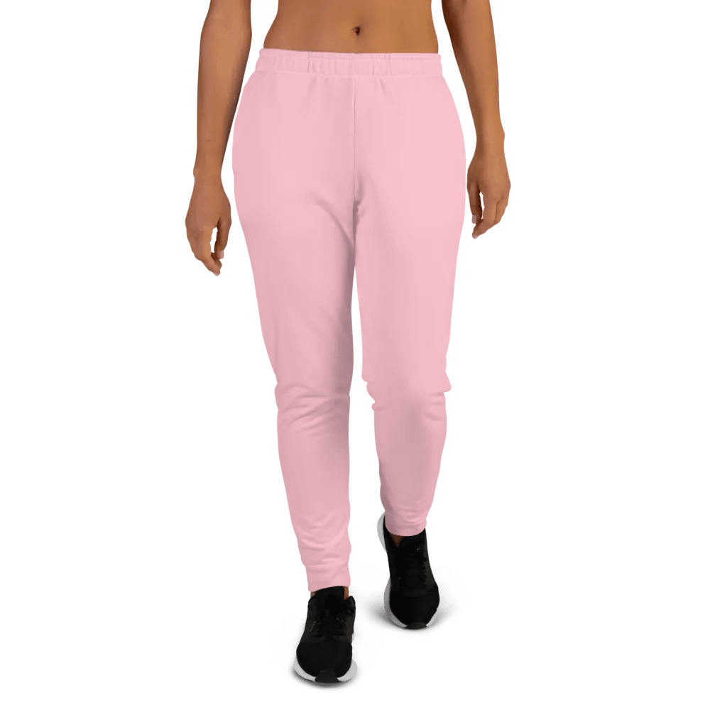 Plain Color Pink Joggers product image (1)