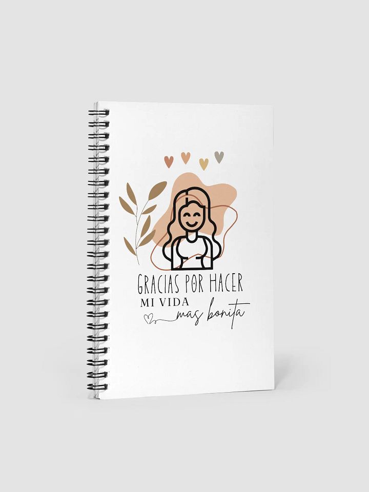Boho Gracias (Thank you in Spanish) Design Notebook product image (1)