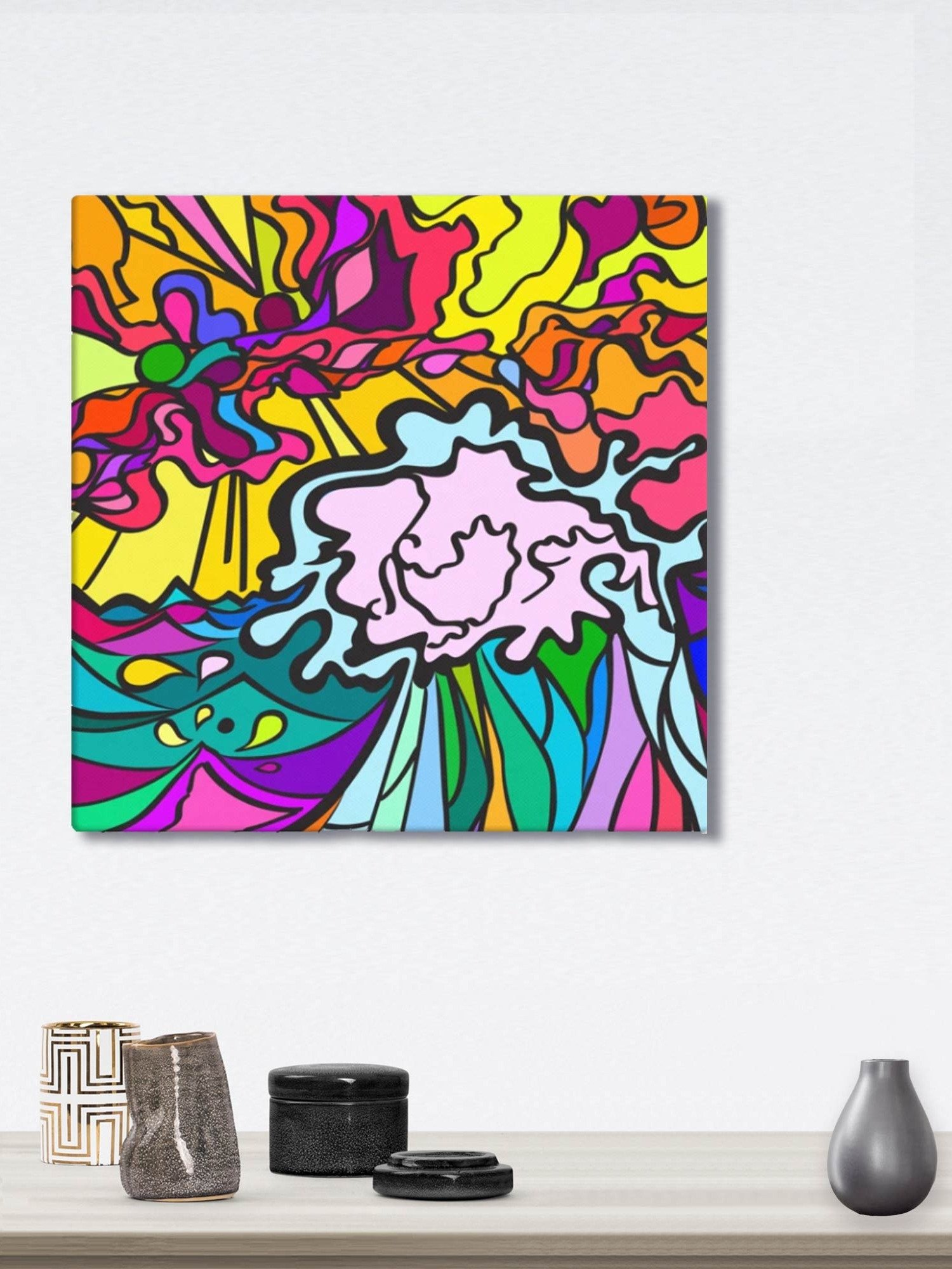 Wave at Sunset - Vibrant Expressions Canvas Collection product image (44)