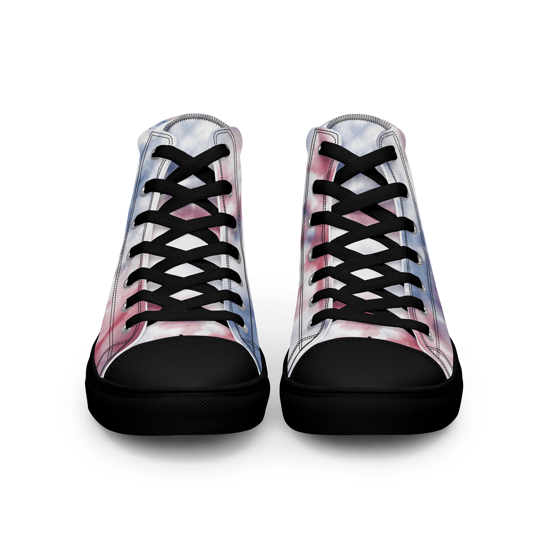 Marbled Dreams High Top Canvas Shoes product image (3)