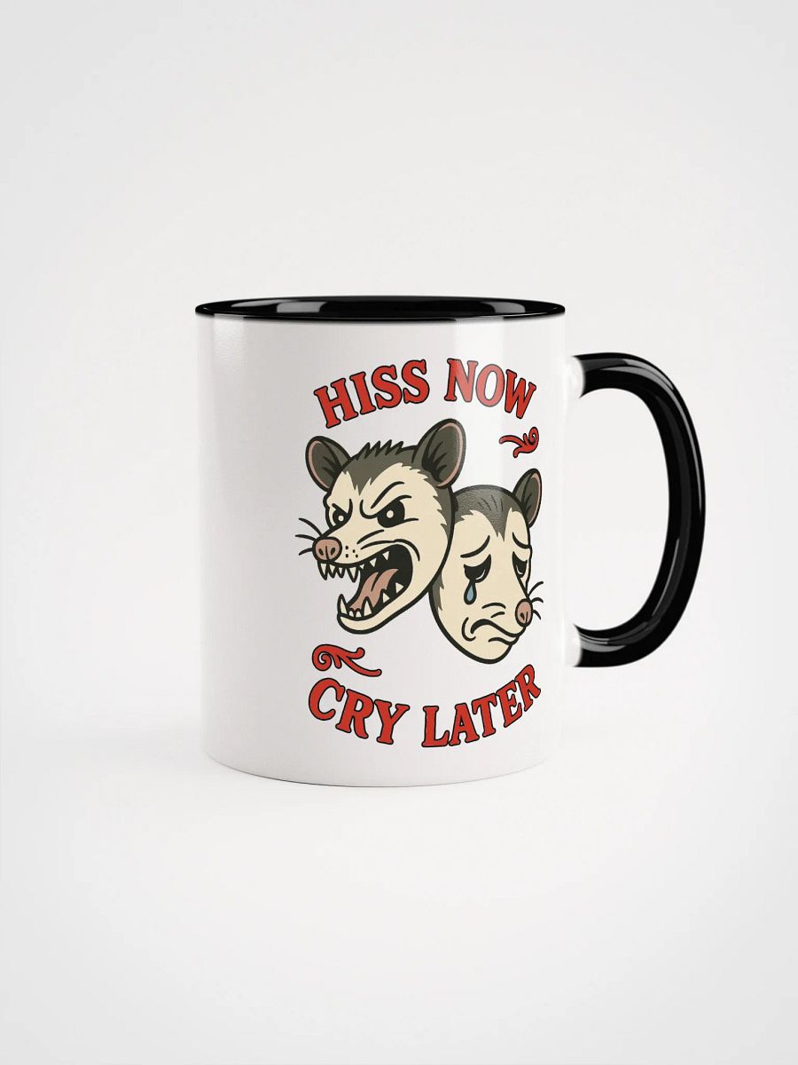 Hiss Now Cry Later Accent Mug product image (6)