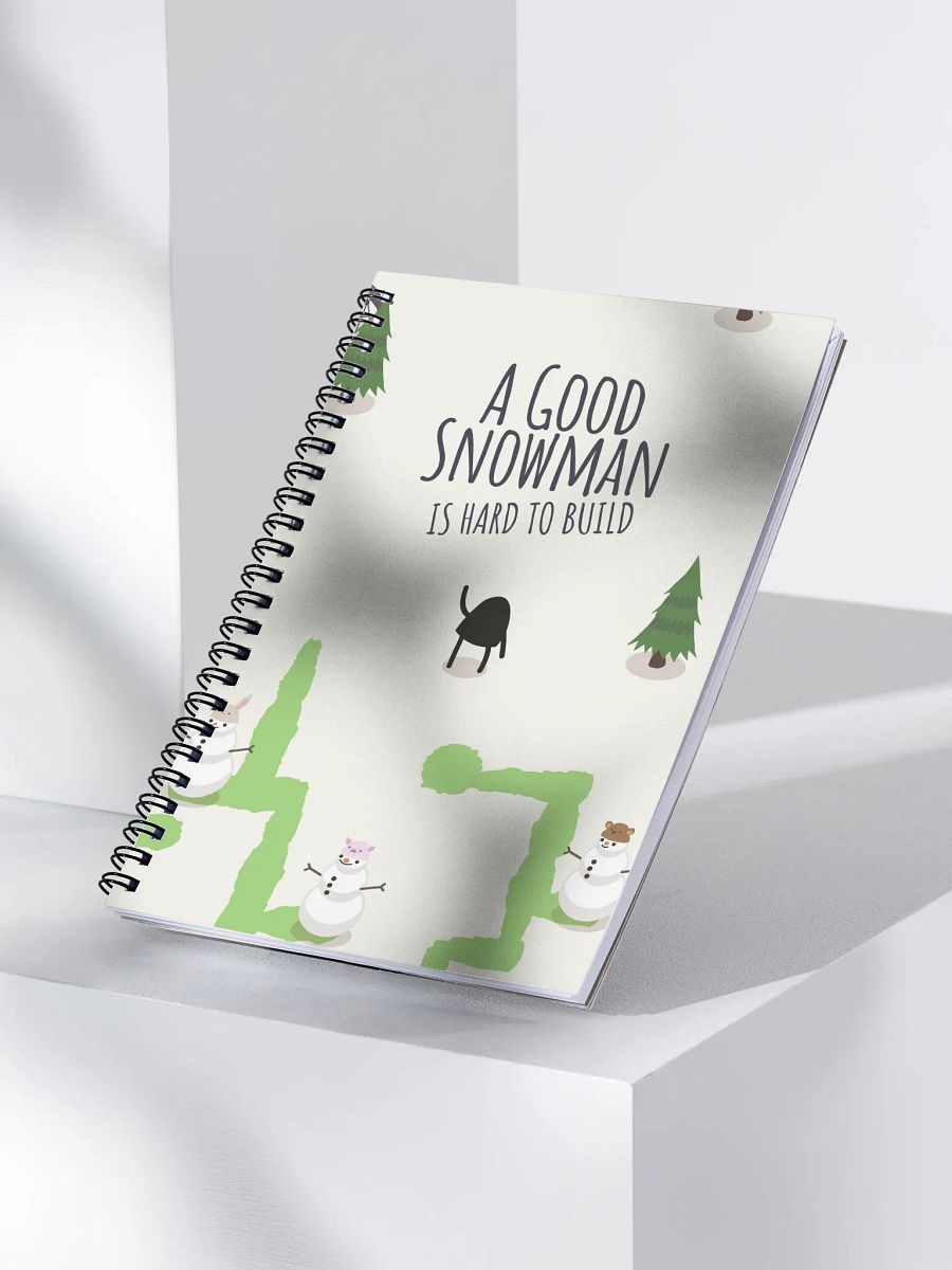 A Good Snowman is Hard to Build Notebook product image (3)