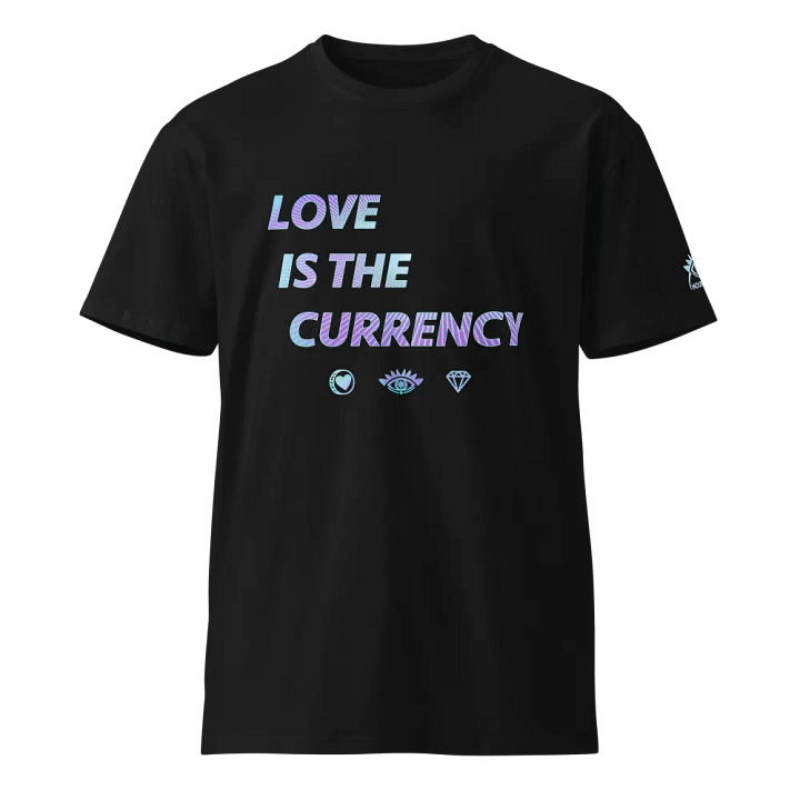 LOVE IS THE CURRENCY House of 5D Tee - Relaxed Fit Unisex product image (1)