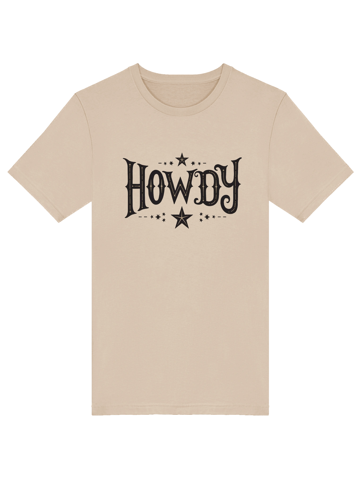 Howdy Vintage Western Typography T-Shirt - Retro Cowboy Greeting Tee with Stars - Country Style Shirt product image (45)