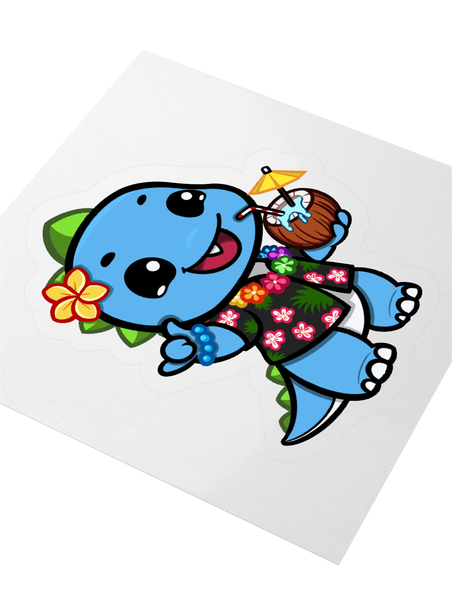 samooongi B Hawaiian Kooks Sticker product image (3)