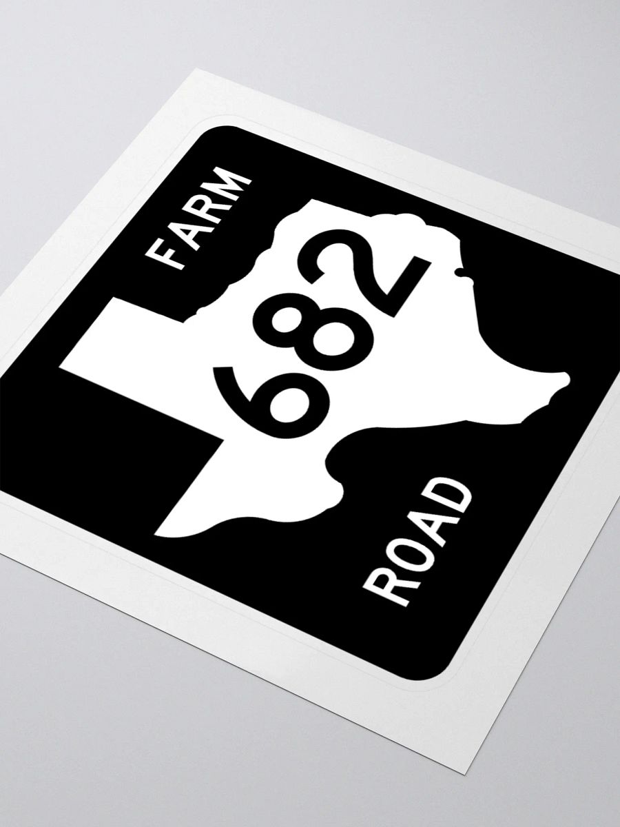 Texas Farm Road Sign FM 682 Sticker product image (3)