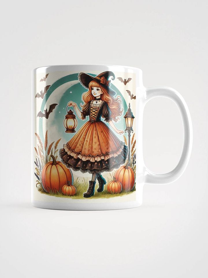 Witch Mug, Charming Witch Gifts, Gift for Her, Witchcraft Mug, Bats Mug, Pumpkin Mug, Gift for Halloween Lovers, Halloween Mug 11oz, 15oz, 20oz product image (1)
