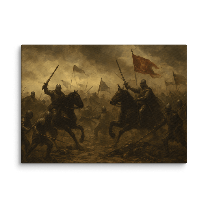 Canvas Print - Medieval Knight Battle 'King's Stand' product image (2)