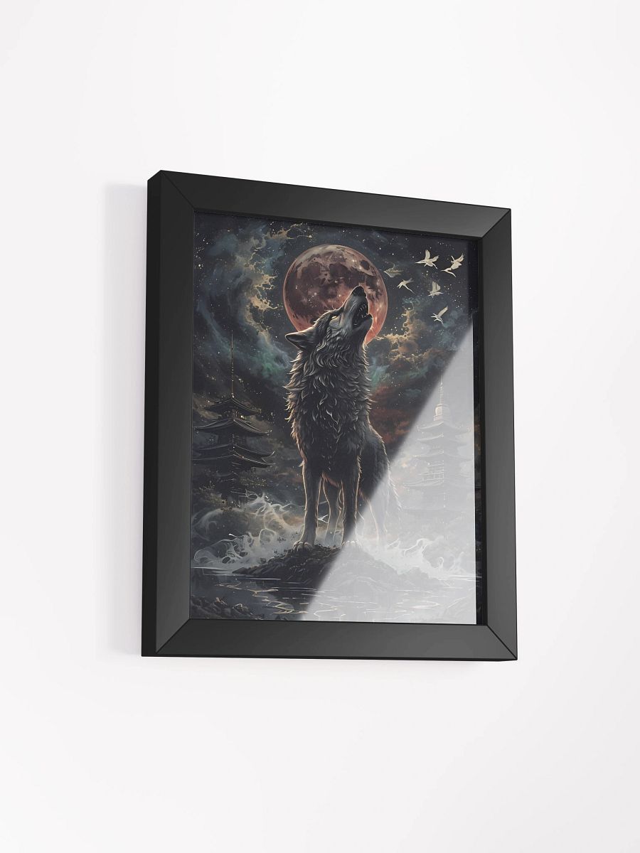 Mystical Howling Wolf Framed Poster product image (3)