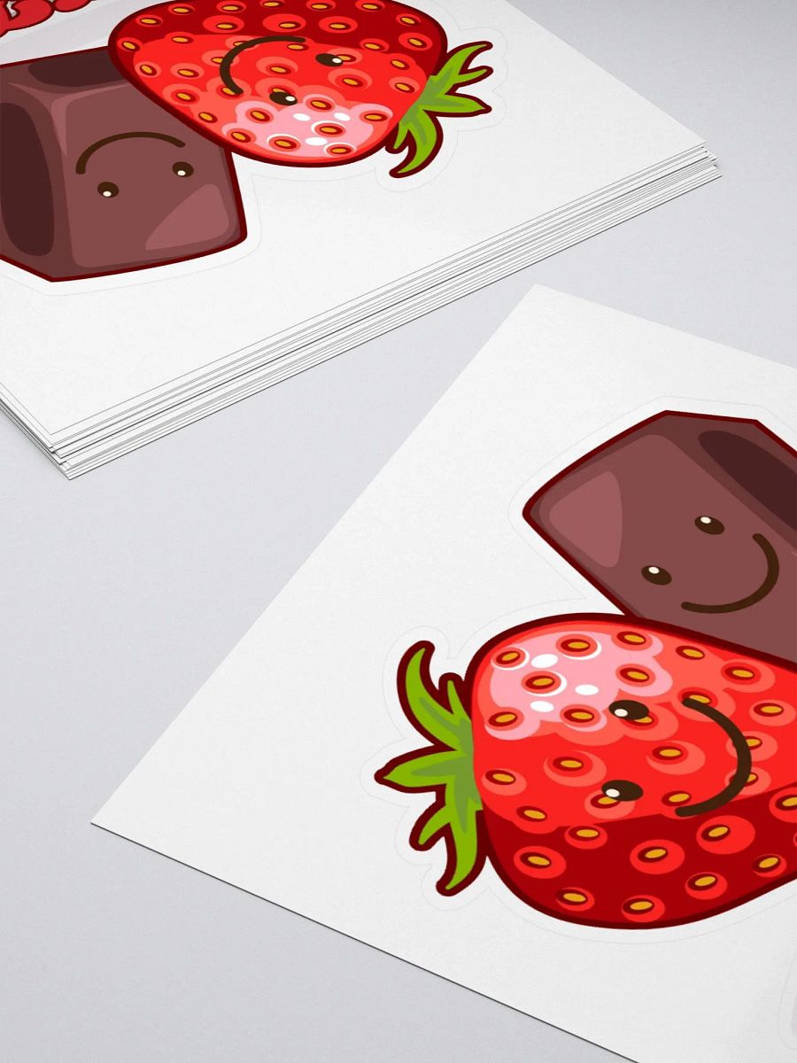 BFFs Chocolate and Strawberry Sticker product image (4)