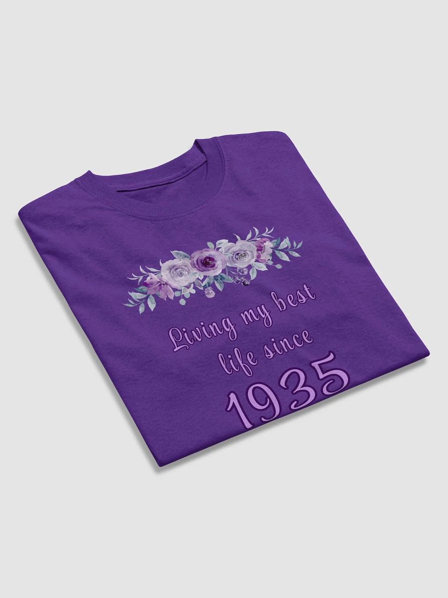 Floral Best Life since 1935 heavyweight Tee product image (3)
