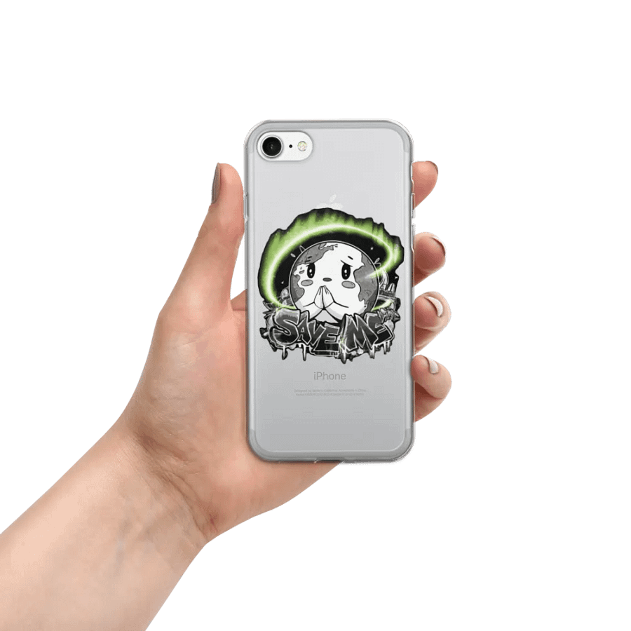 Save Me Clear iPhone® Case | Protect Your Phone & the Planet product image (2)
