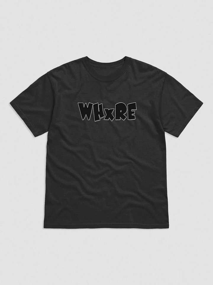BLACK ON BLACK WHxRE TEE product image (2)