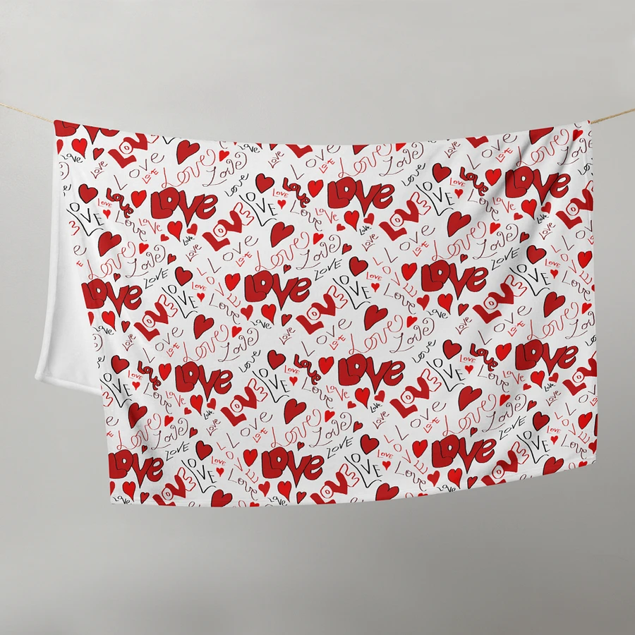 Love and Hearts Throw Blanket product image (10)