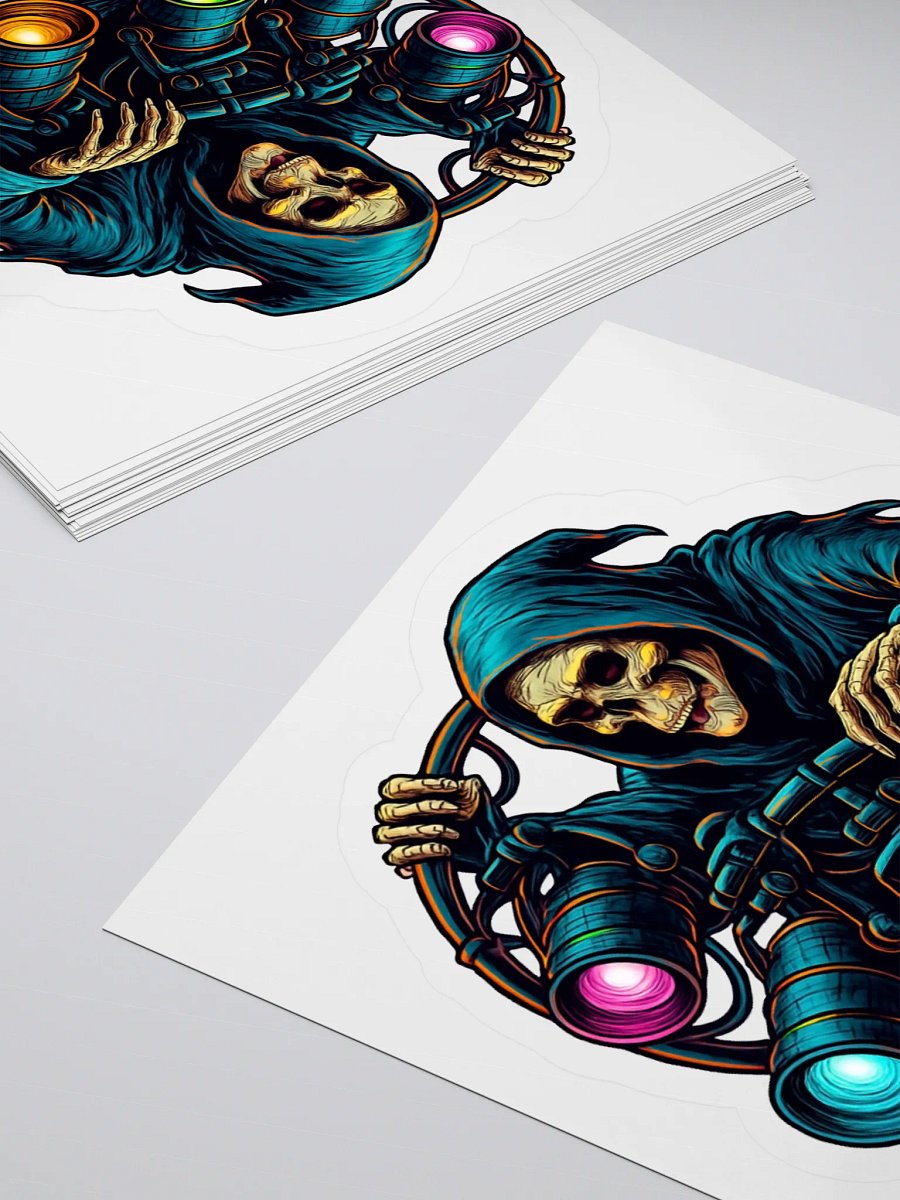 Theatrically Jerry: "Grimm, Spot Me!" Grim Reaper Stagehand Stickers product image (10)