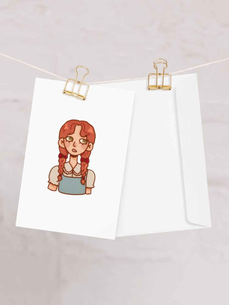 Garden Colours: Braided Belle Greeting Card product image (1)