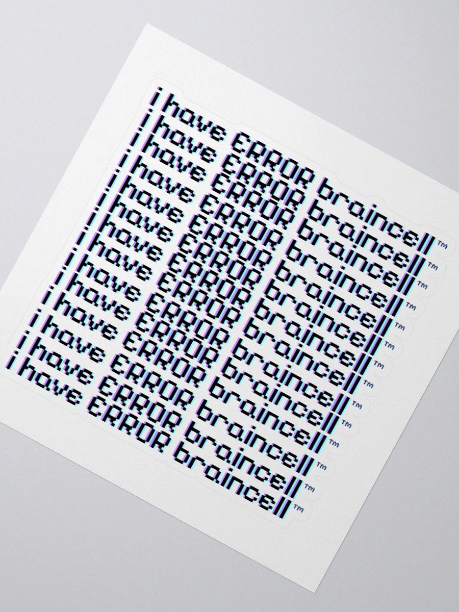 error braincell vinyl sticker product image (2)