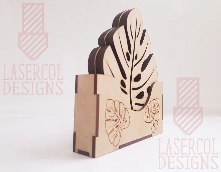 Leaf Coasters (6) Set 1 - Laser Cut Files product image (8)