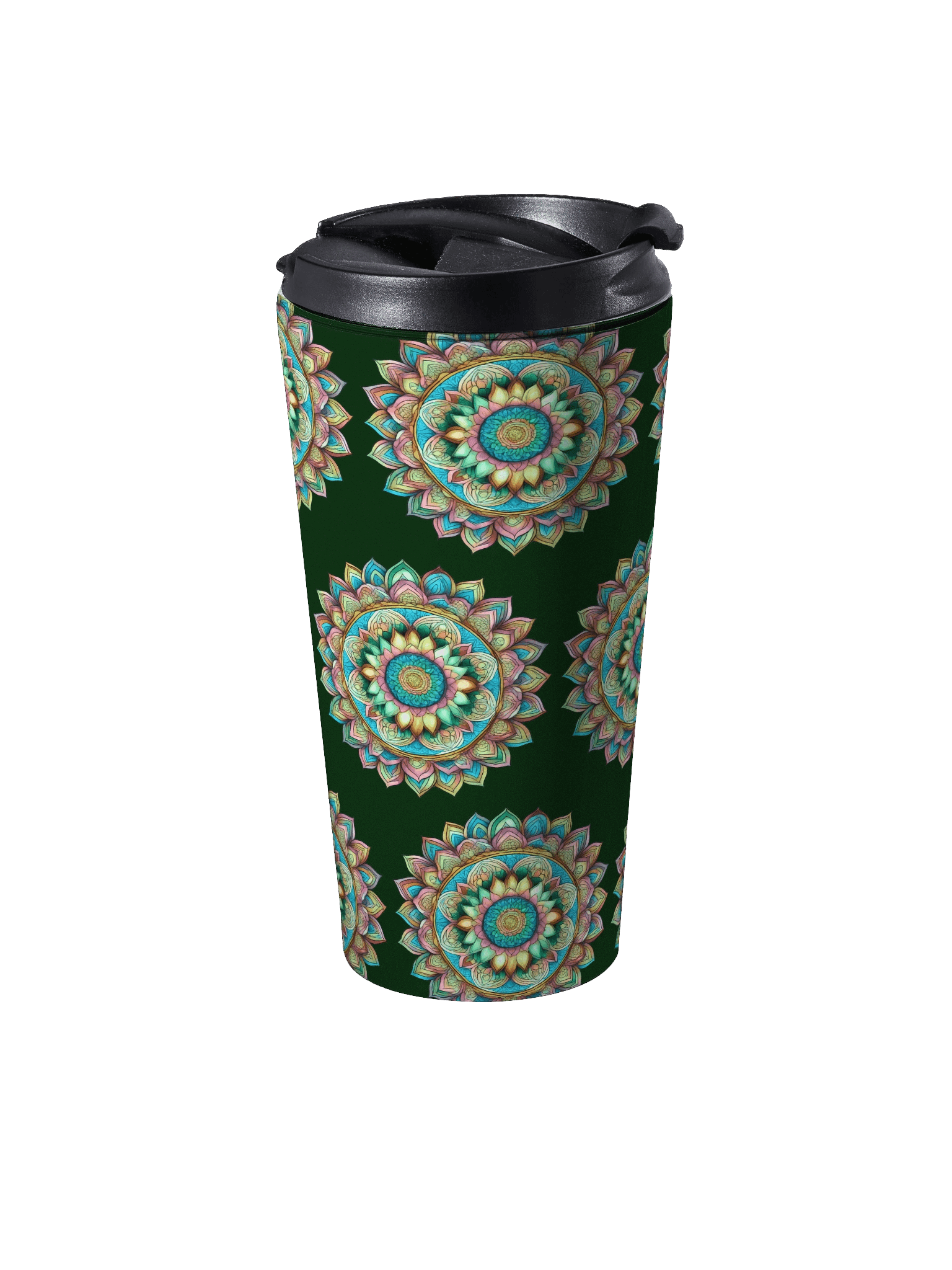 Autumn Bloom Mandala - Stainless Steel Travel Mug product image (3)