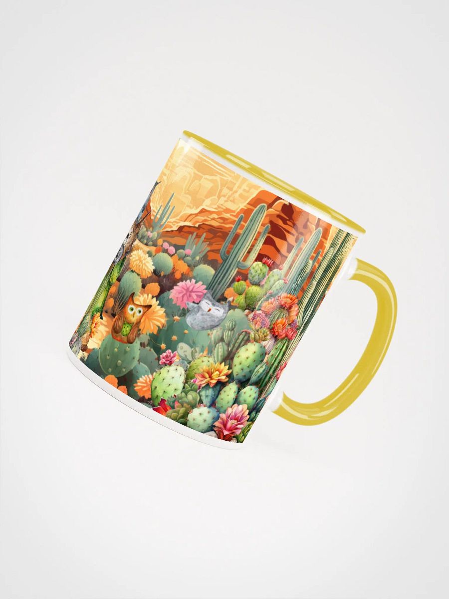 Desert Bloom: A Tale of Resilience Ceramic Mug | 11oz & 15oz | Nature-Inspired Drinkware product image (4)