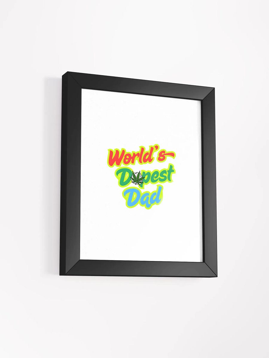 Worlds dopest dad picture frame product image (30)