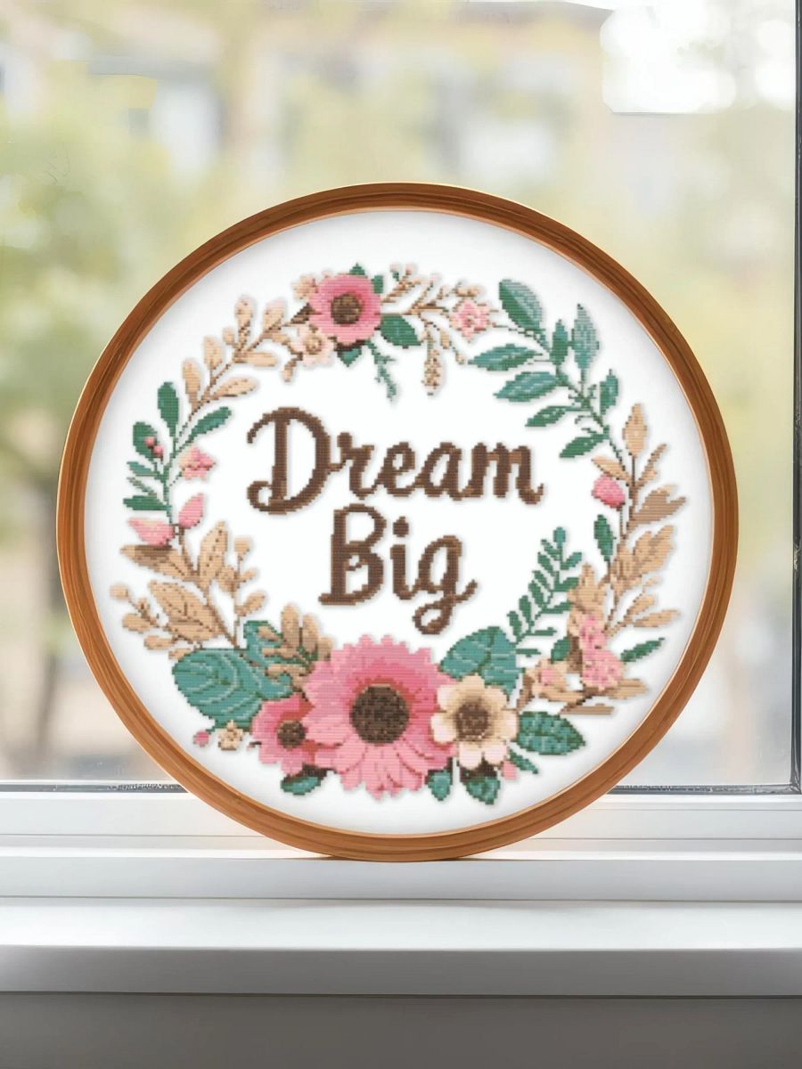 Dream Big Floral Wreath product image (4)
