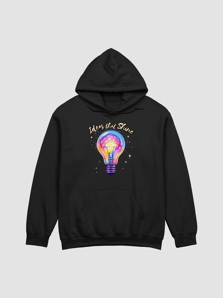 Colorful Brain Lightbulb Hoodie – Creative Unisex Sweatshirt for Artists & Thinkers product image (1)