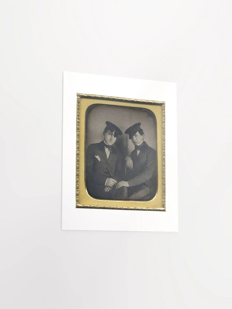 Two Gents in Caps - Print product image (3)