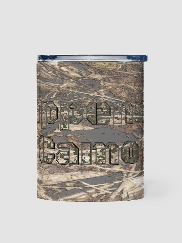 10oz Stainless Steel Tumbler - Dead Split - It Happennnns Camo product image (1)