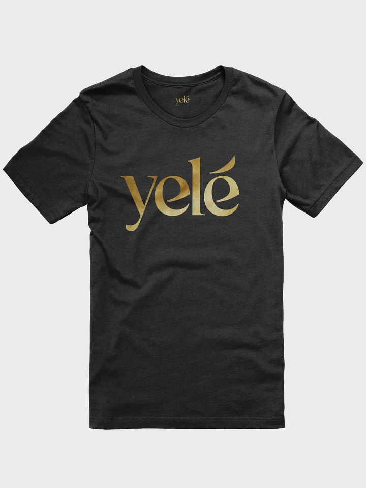 African Royalty Print T-Shirt by Yelé - Afro Fashion with Throne, Rod, Staff, and Crown Symbols product image (1)