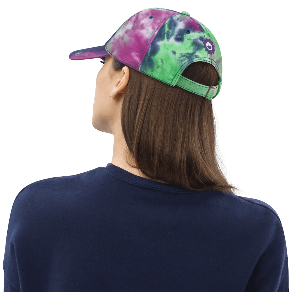 Groovy Purple Tie-Dye Hat product image (4)