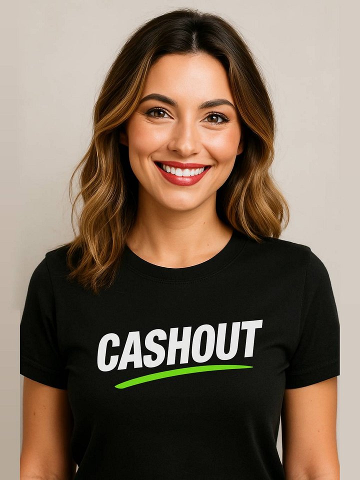 CASHOUT II - "Print and Sprint" Unisex Black Edition Tee product image (1)