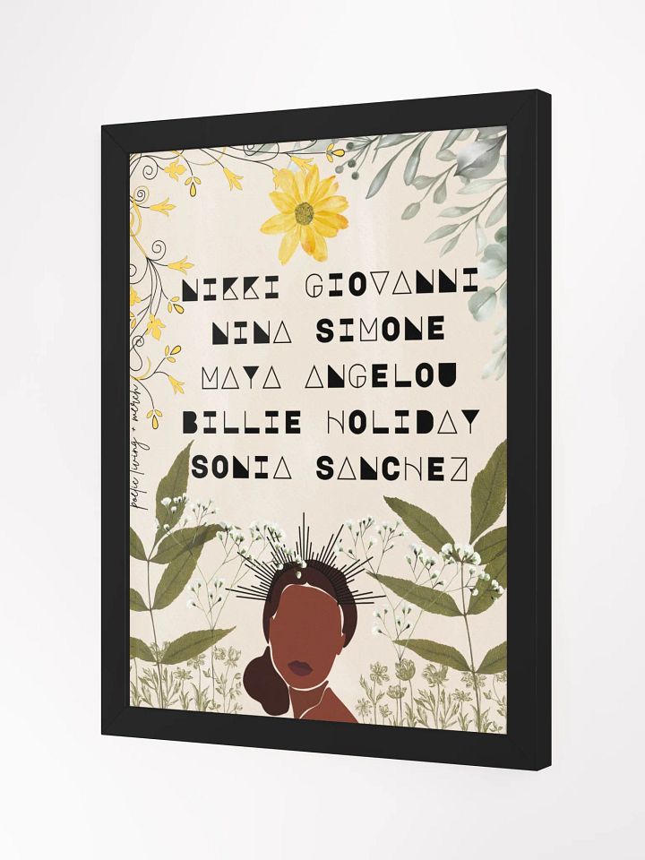 fierce art heroines - framed design product image (2)